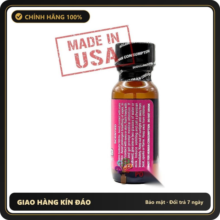 Popper Nhập Khẩu Giúp Thả Lỏng Và Dễ Chịu Poppers Golden Cock HOG WATER 15ml - Scented | MADE IN USA - Snapshop Chính Hãng