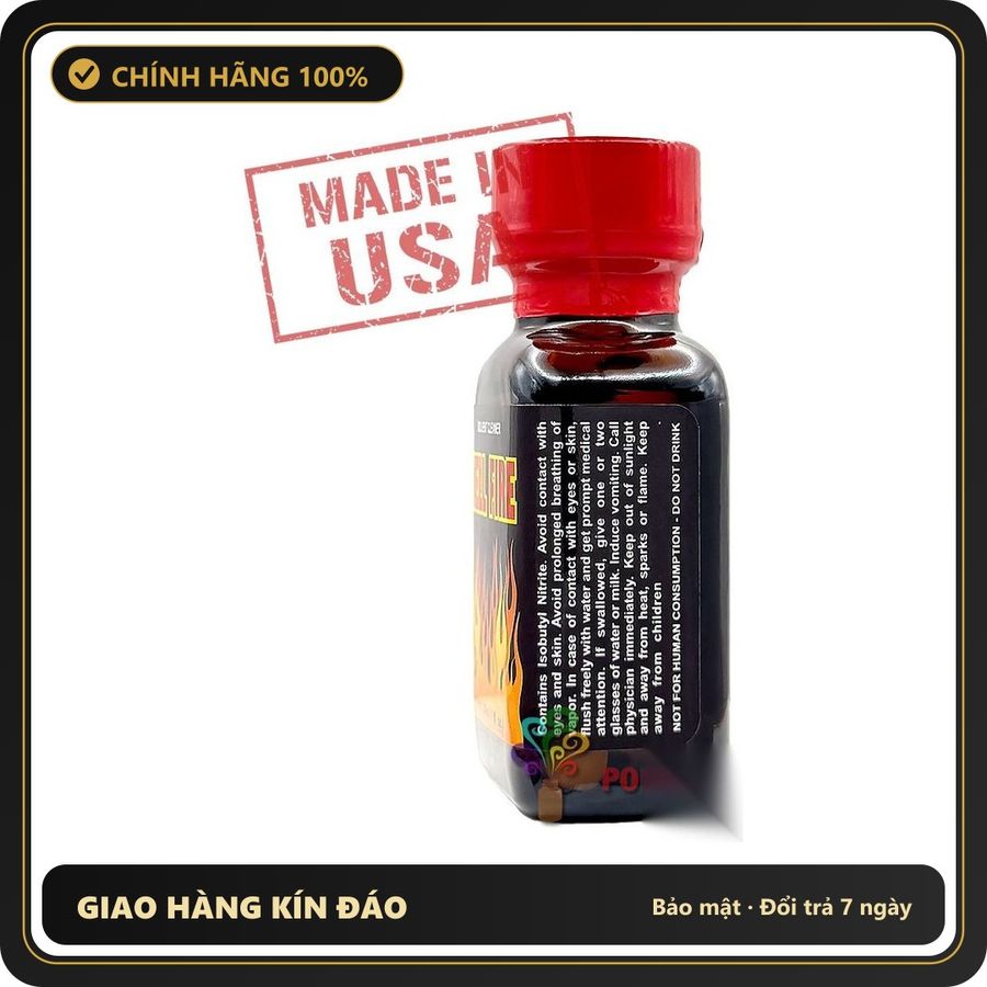 Popper Nhập Khẩu Giúp Thả Lỏng Và Dễ Chịu Hell Fire Poppers 30ml chính hãng | MADE IN USA - Snapshop Chính Hãng
