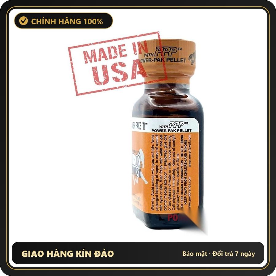 Popper Nhập Khẩu Giúp Thả Lỏng Và Dễ Chịu Poppers Iron Horse PREMIUM 30ml | MADE IN USA - Snapshop Chính Hãng