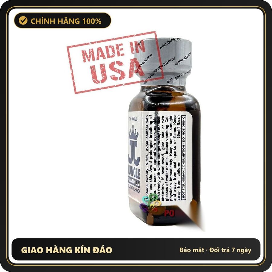 Popper Chính Hãng Tăng Cảm Xúc Cho Cuộc Yêu Jungle PLATINUM Poppers 30ml chính hãng | MADE IN USA - Snapshop Chính Hãng