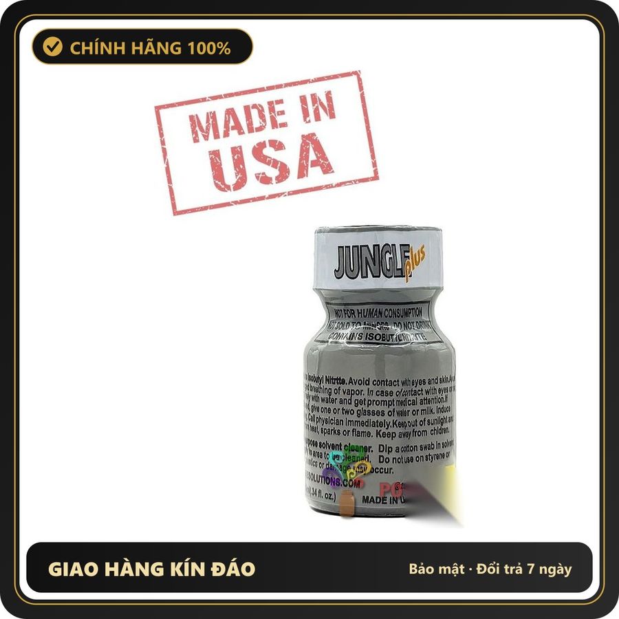 Tinh Dầu Hít Thư Giãn Dành Cho Người Lớn Jungle PLUS Poppers 10ml chính hãng | MADE IN USA - Snapshop Chính Hãng