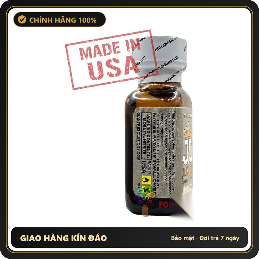 Tinh Dầu Hít Thư Giãn Dành Cho Người Lớn Jungle PLUS Poppers 30ml chính hãng | MADE IN USA - Snapshop Chính Hãng