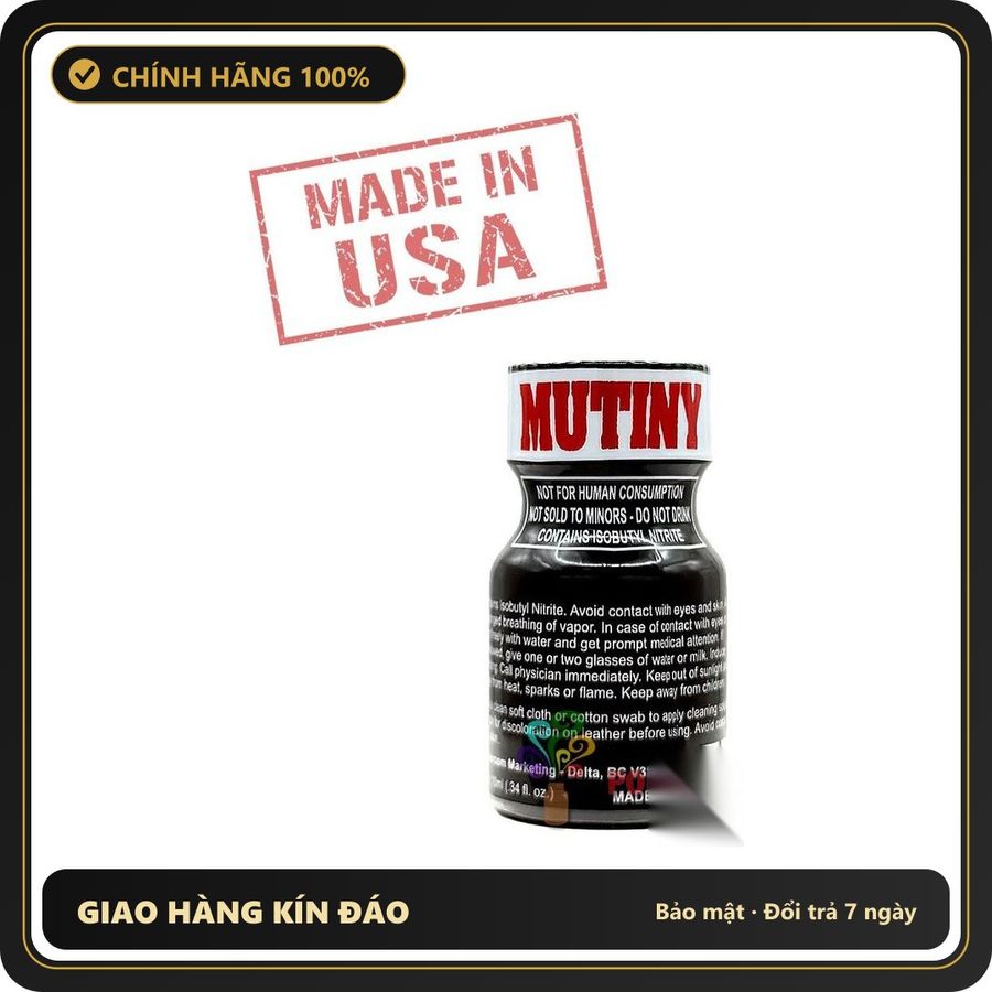 Tinh Dầu Hít Thư Giãn Dành Cho Người Lớn Mutiny Poppers 10ml chính hãng | MADE IN USA - Snapshop Chính Hãng