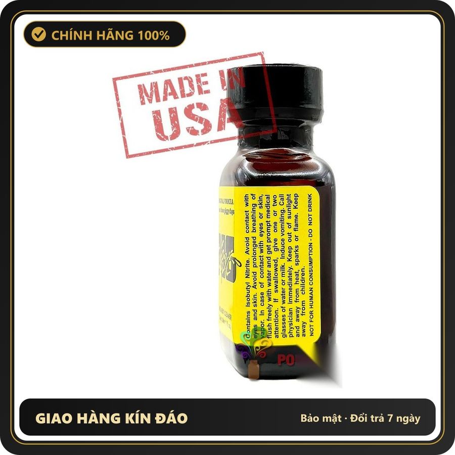Popper Nhập Khẩu Giúp Thả Lỏng Và Dễ Chịu Pig Sweat Poppers 30ml chính hãng | MADE IN USA - Snapshop Chính Hãng