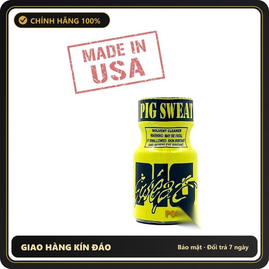 Popper Chính Hãng Tăng Cảm Xúc Cho Cuộc Yêu Pig Sweat Poppers 10ml chính hãng | MADE IN USA - Snapshop Chính Hãng