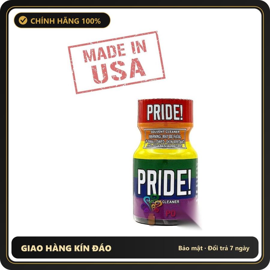 Popper Chính Hãng Tăng Cảm Xúc Cho Cuộc Yêu Pride Poppers 10ml chính hãng | MADE IN USA - Snapshop Chính Hãng