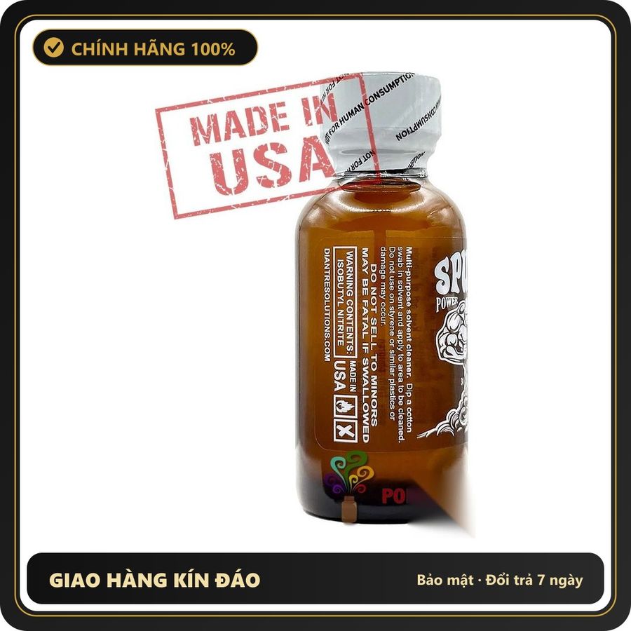 Tinh Dầu Hít Thư Giãn Dành Cho Người Lớn Spunk Power Pellet Poppers 30ml chính hãng | MADE IN USA - Snapshop Chính Hãng