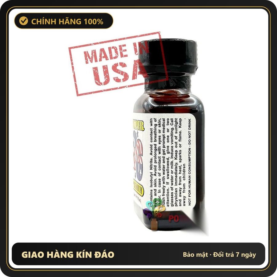 Popper Chính Hãng Tăng Cảm Xúc Cho Cuộc Yêu Super 96 Premium Poppers 30ml chính hãng | MADE IN USA - Snapshop Chính Hãng