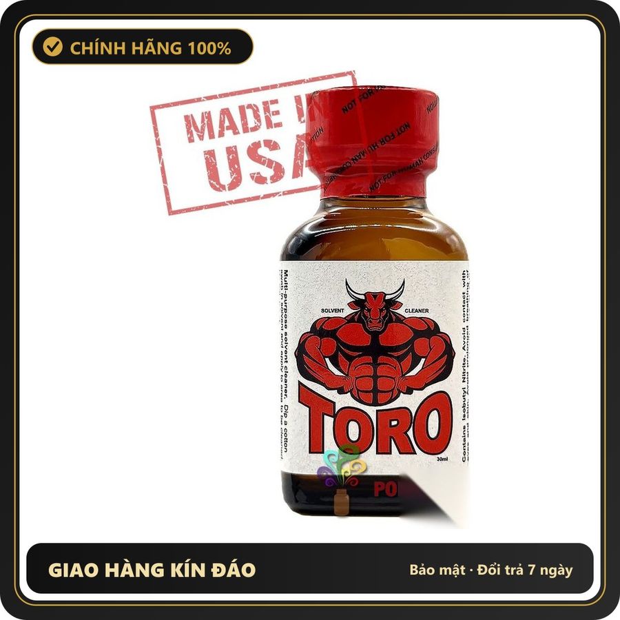 Popper Chính Hãng Tăng Cảm Xúc Cho Cuộc Yêu Toro Poppers 30ml chính hãng | MADE IN USA - Snapshop Chính Hãng
