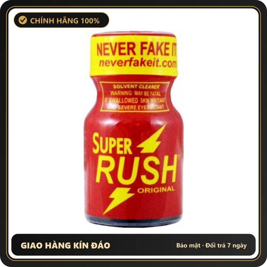 Popper Chính Hãng Tăng Cảm Xúc Cho Cuộc Yêu Popper Super Rush Original 10ml - Snapshop Chính Hãng