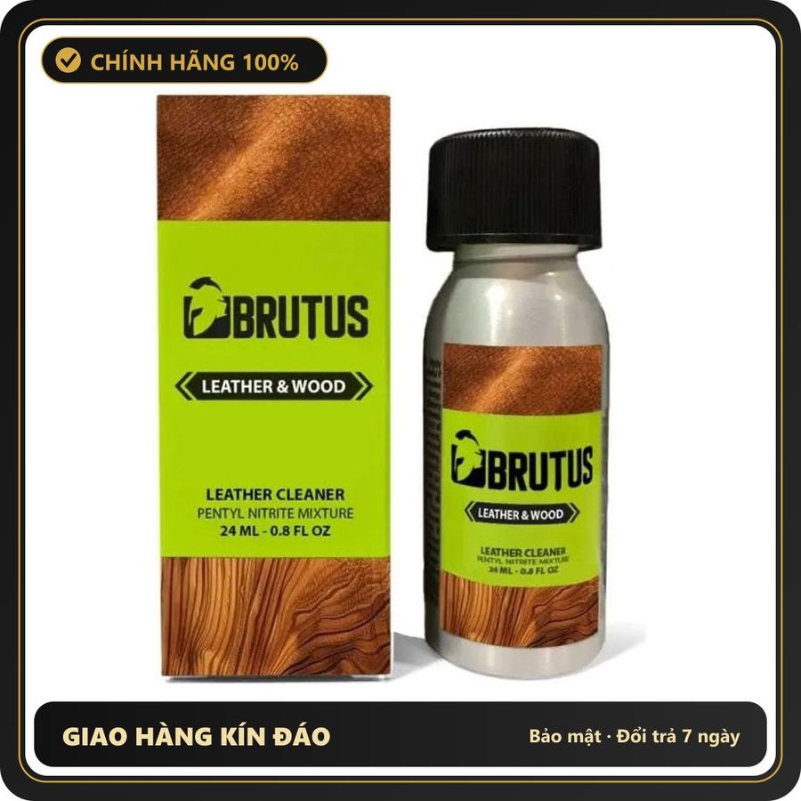 Popper Chính Hãng Tăng Cảm Xúc Cho Cuộc Yêu Popper Brutus Leather and Wood 24ml - Snapshop Chính Hãng