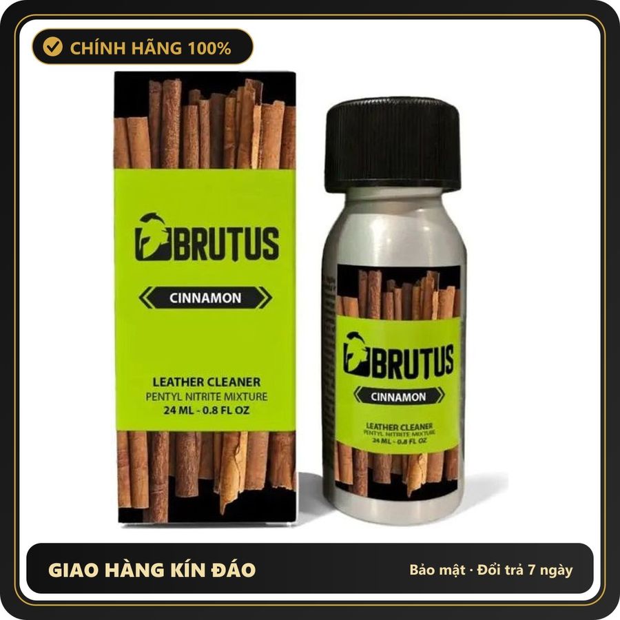 Tinh Dầu Hít Thư Giãn Dành Cho Người Lớn Popper Brutus Cinnamon 24ml Hàng Chuẩn - Snapshop Chính Hãng