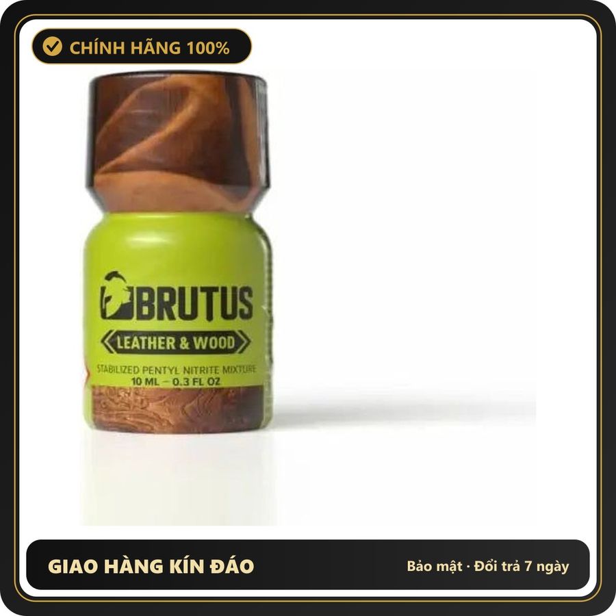 Popper Chính Hãng Tăng Cảm Xúc Cho Cuộc Yêu Popper Brutus Leather and Wood 10ml - Snapshop Chính Hãng