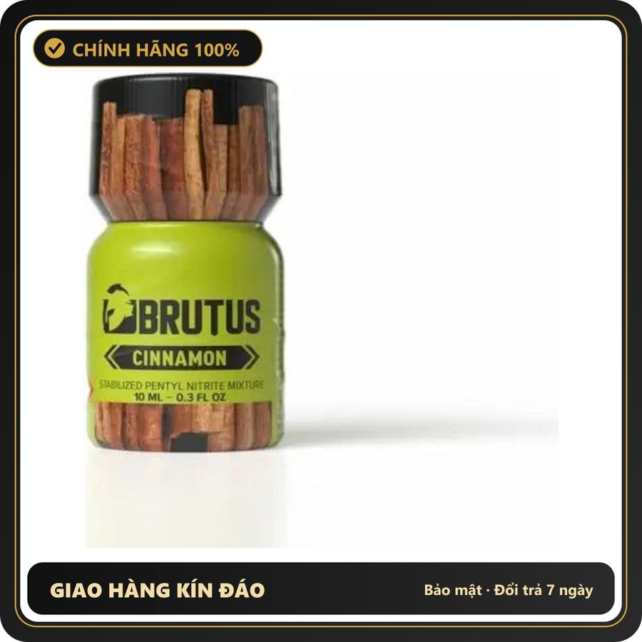Tinh Dầu Hít Thư Giãn Dành Cho Người Lớn Popper Brutus Cinnamon 10ml Hàng Chuẩn - Snapshop Chính Hãng