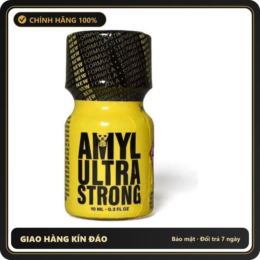 Tinh Dầu Hít Thư Giãn Dành Cho Người Lớn Popper Amyl Ultra Strong 10ml Hàng Chuẩn - Snapshop Chính Hãng