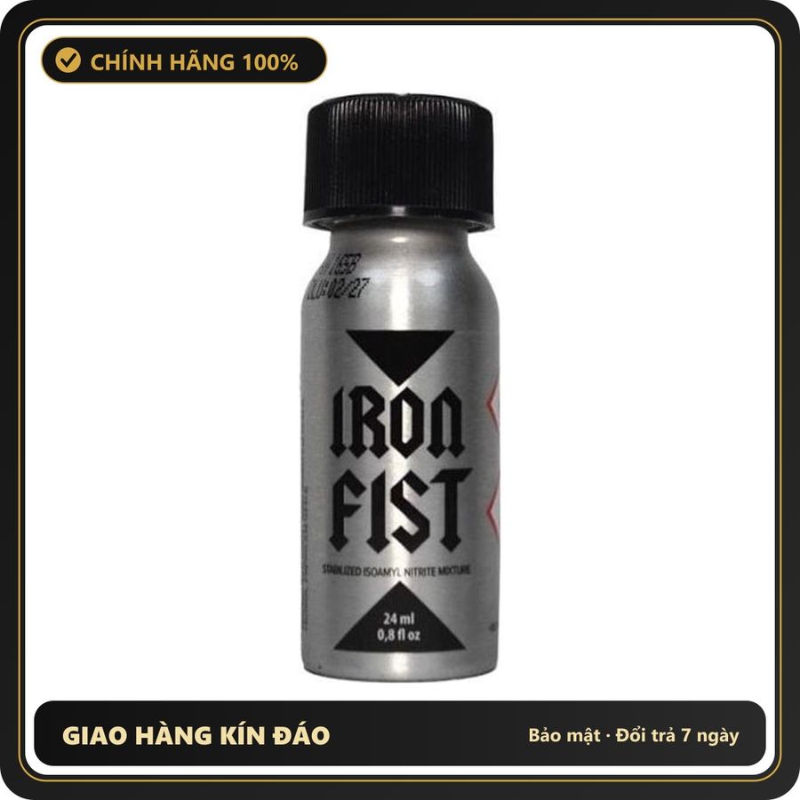 Tinh Dầu Hít Thư Giãn Dành Cho Người Lớn Popper Iron Fist Amyl 24ml - Snapshop Chính Hãng
