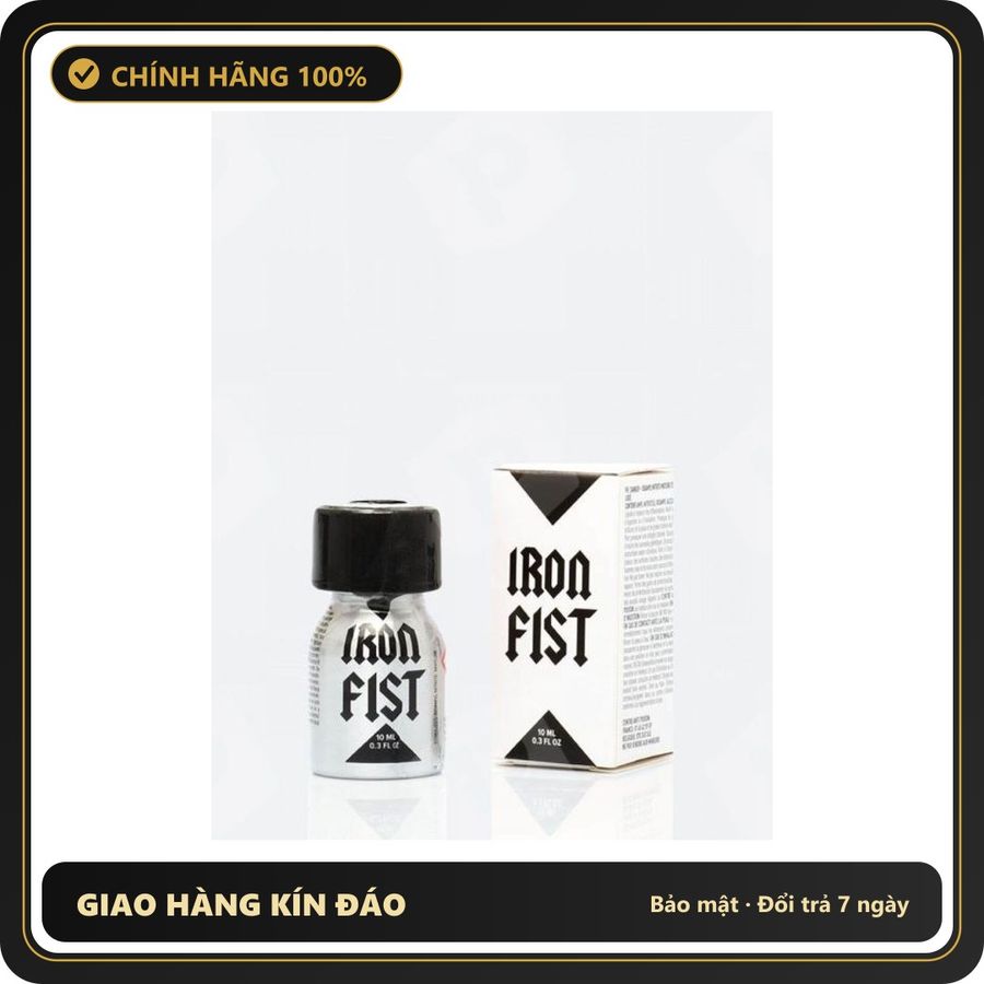 Popper Chính Hãng Tăng Cảm Xúc Cho Cuộc Yêu Popper Iron Fist Amyl 10ml - Snapshop Chính Hãng