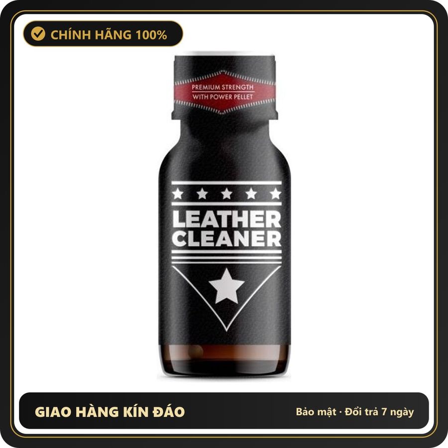Popper Chính Hãng Tăng Cảm Xúc Cho Cuộc Yêu Popper Prowler Leather Cleaner Aroma with Power Pellet 25ml - Snapshop Chính Hãng