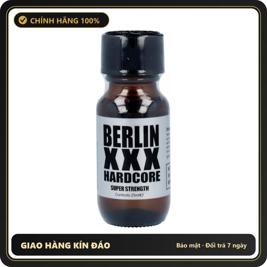 Popper Chính Hãng Tăng Cảm Xúc Cho Cuộc Yêu Popper Berlin XXX Aroma 25ml - Snapshop Chính Hãng