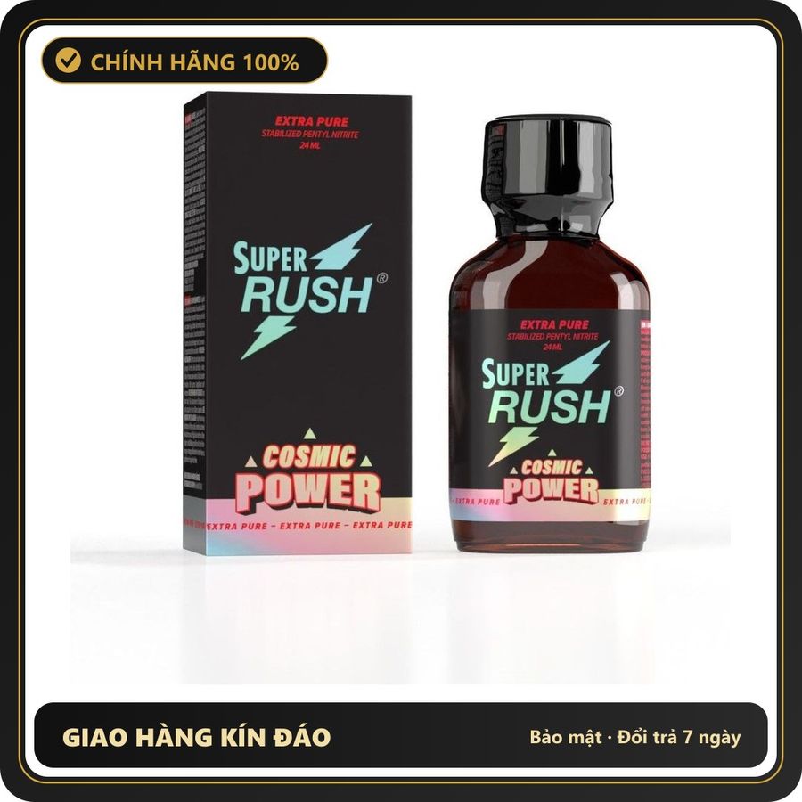 Tinh Dầu Hít Thư Giãn Dành Cho Người Lớn Popper Super Rush Cosmic Power 24ml Hàng Chuẩn - Snapshop Chính Hãng
