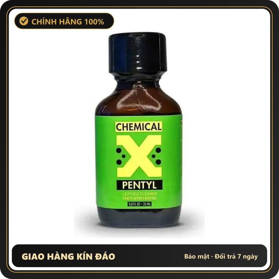 Popper Chính Hãng Tăng Cảm Xúc Cho Cuộc Yêu Popper Chemical X Pentyl Aroma 24ml - Snapshop Chính Hãng