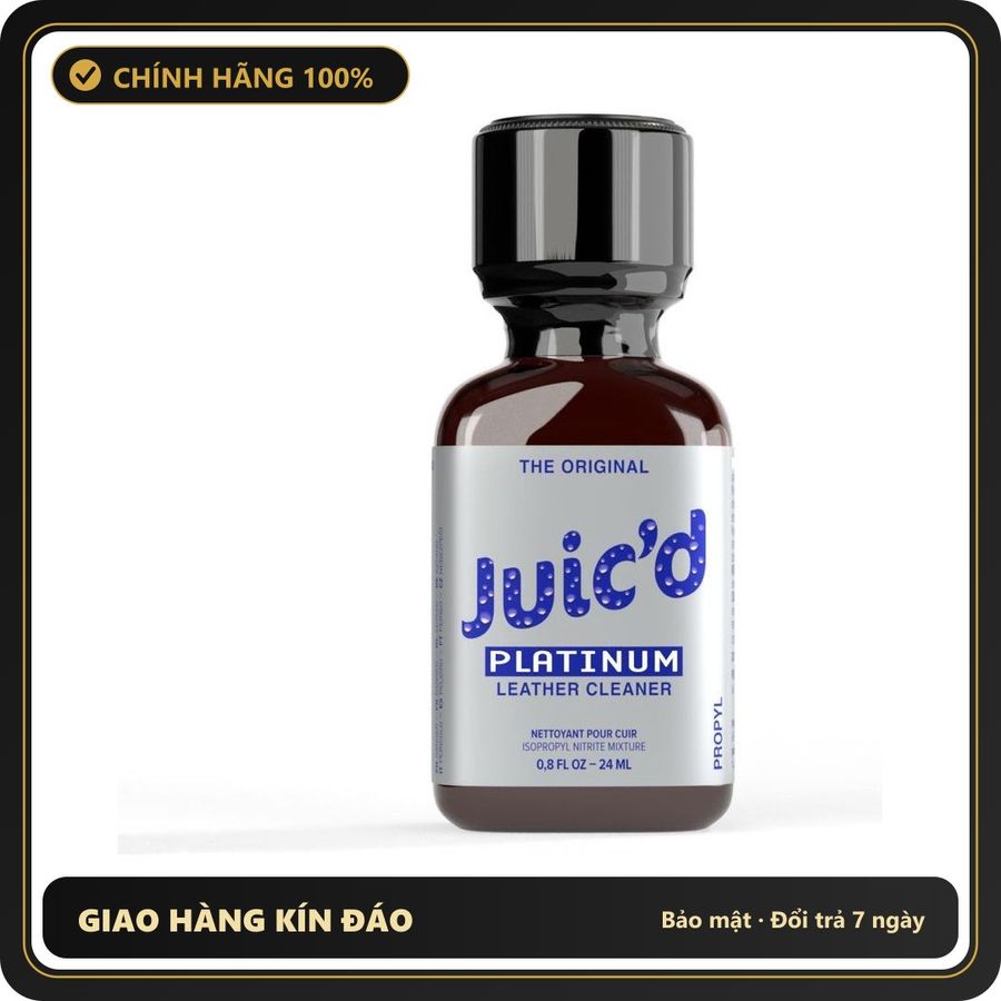 Popper Chính Hãng Tăng Cảm Xúc Cho Cuộc Yêu Popper Juic'd Platinum 24ml - Snapshop Chính Hãng