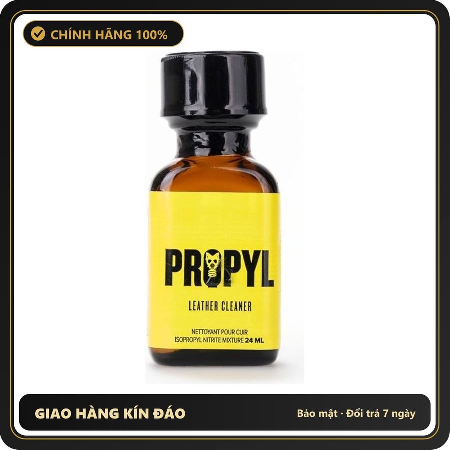Popper Chính Hãng Tăng Cảm Xúc Cho Cuộc Yêu Popper Propyl Leather Cleaner 24ml - Snapshop Chính Hãng