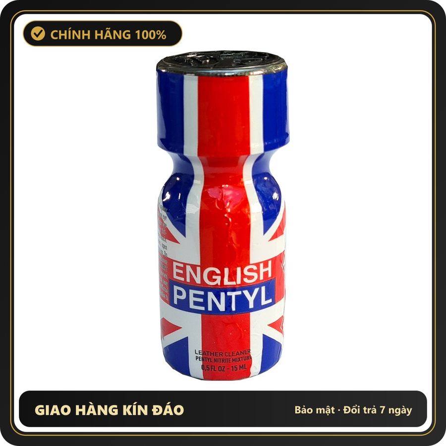 Popper Chính Hãng Tăng Cảm Xúc Cho Cuộc Yêu Popper English Pentyl Aroma 15ml - Snapshop Chính Hãng
