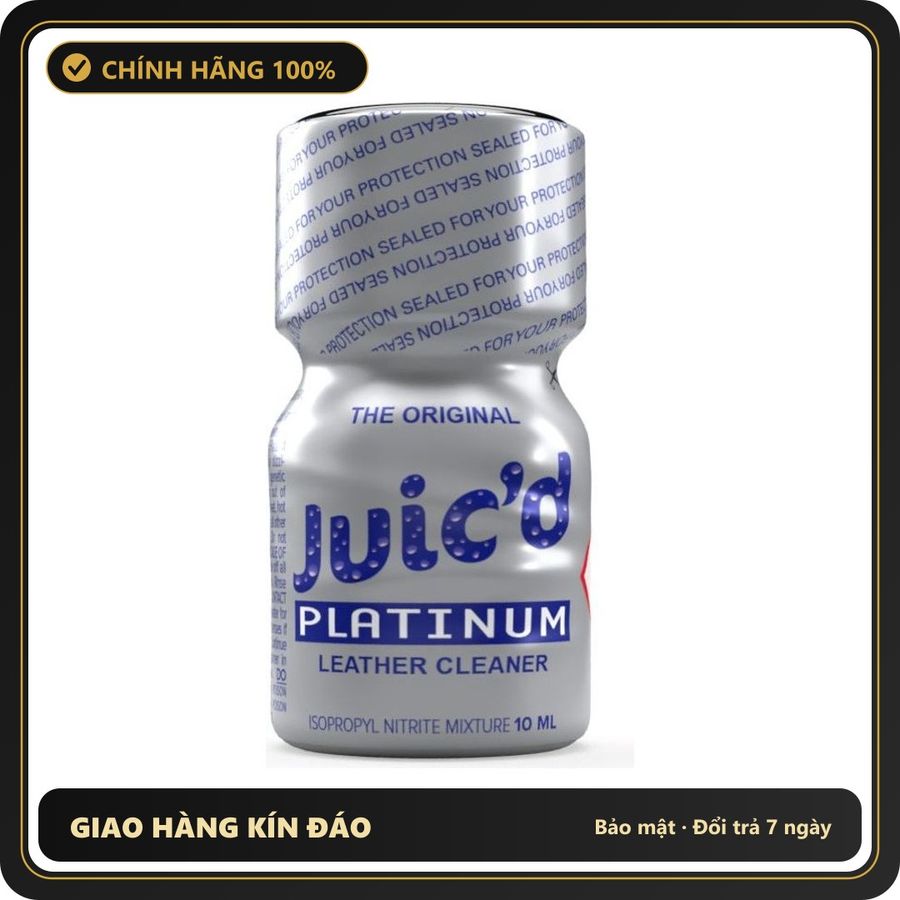 Tinh Dầu Hít Thư Giãn Dành Cho Người Lớn Popper Juic'd Platinum 10ml Hàng Chuẩn - Snapshop Chính Hãng