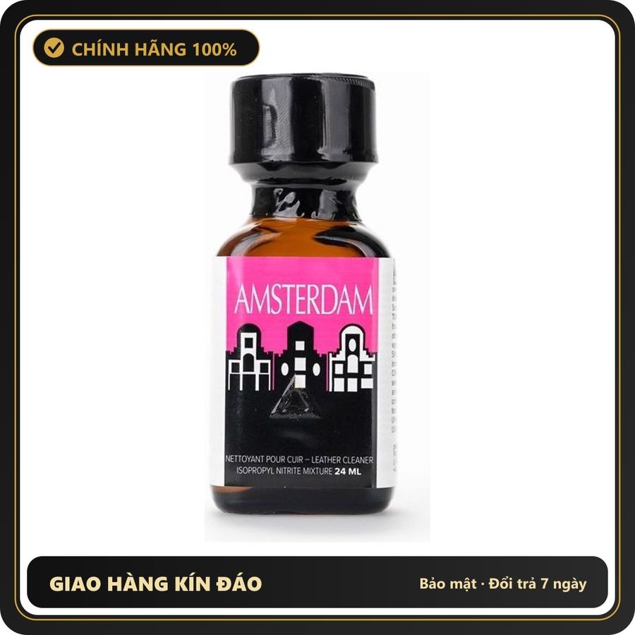 Tinh Dầu Hít Thư Giãn Dành Cho Người Lớn Popper Amsterdam 24ml Hàng Chuẩn - Snapshop Chính Hãng
