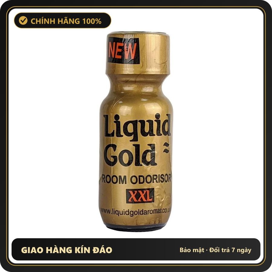 Popper Chính Hãng Tăng Cảm Xúc Cho Cuộc Yêu Popper Liquid Gold 25ml - Snapshop Chính Hãng