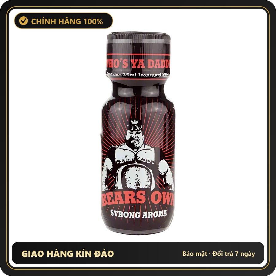 Popper Chính Hãng Tăng Cảm Xúc Cho Cuộc Yêu Popper Bears Own Aroma 24ml - Snapshop Chính Hãng