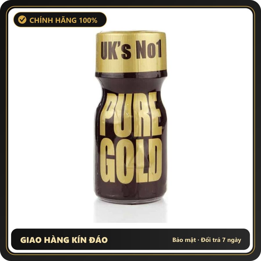 Popper Chính Hãng Tăng Cảm Xúc Cho Cuộc Yêu Popper Pure Gold 10ml - Snapshop Chính Hãng