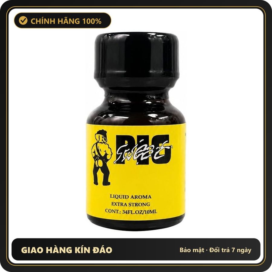 Popper Chính Hãng Tăng Cảm Xúc Cho Cuộc Yêu Popper PWD USA Pig Sweat - Chai 10ml - Snapshop Chính Hãng