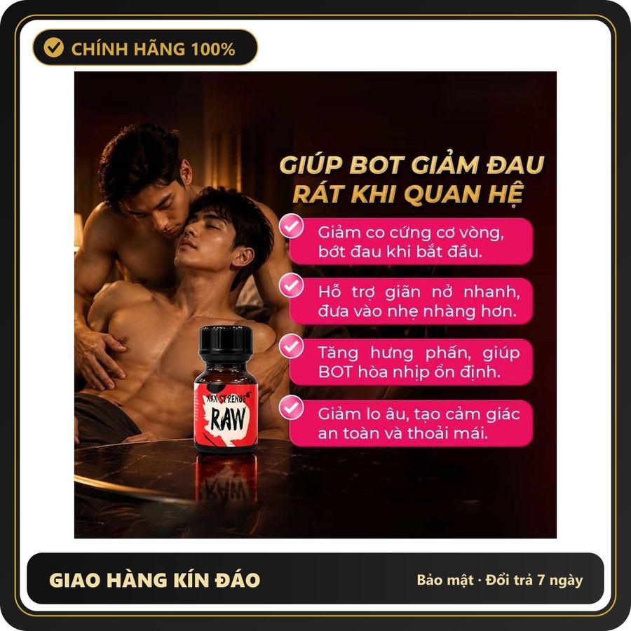 Nước Hoa Hít Tạo Hưng Phấn Cho Hai Người Popper PWD USA Strenge Raw - Chai 10ml - Snapshop Chính Hãng