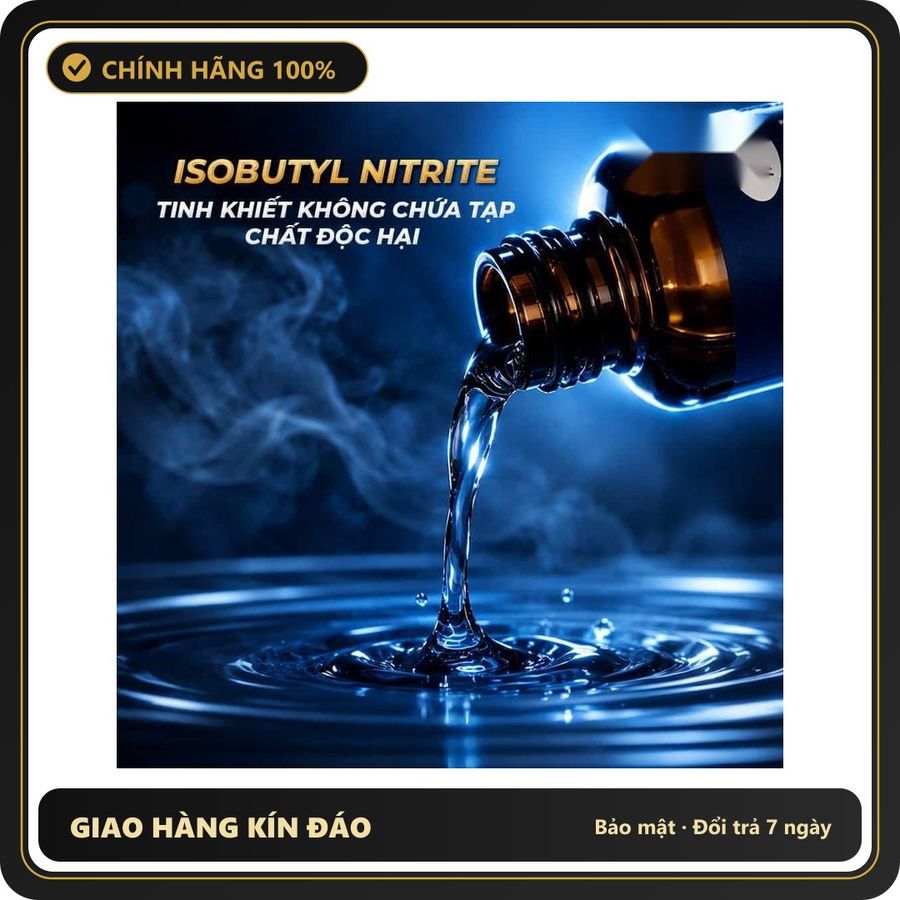 Tinh Dầu Hít Thư Giãn Dành Cho Người Lớn Popper PWD USA Blue Boy - Chai 30ml Hàng Chuẩn - Snapshop Chính Hãng