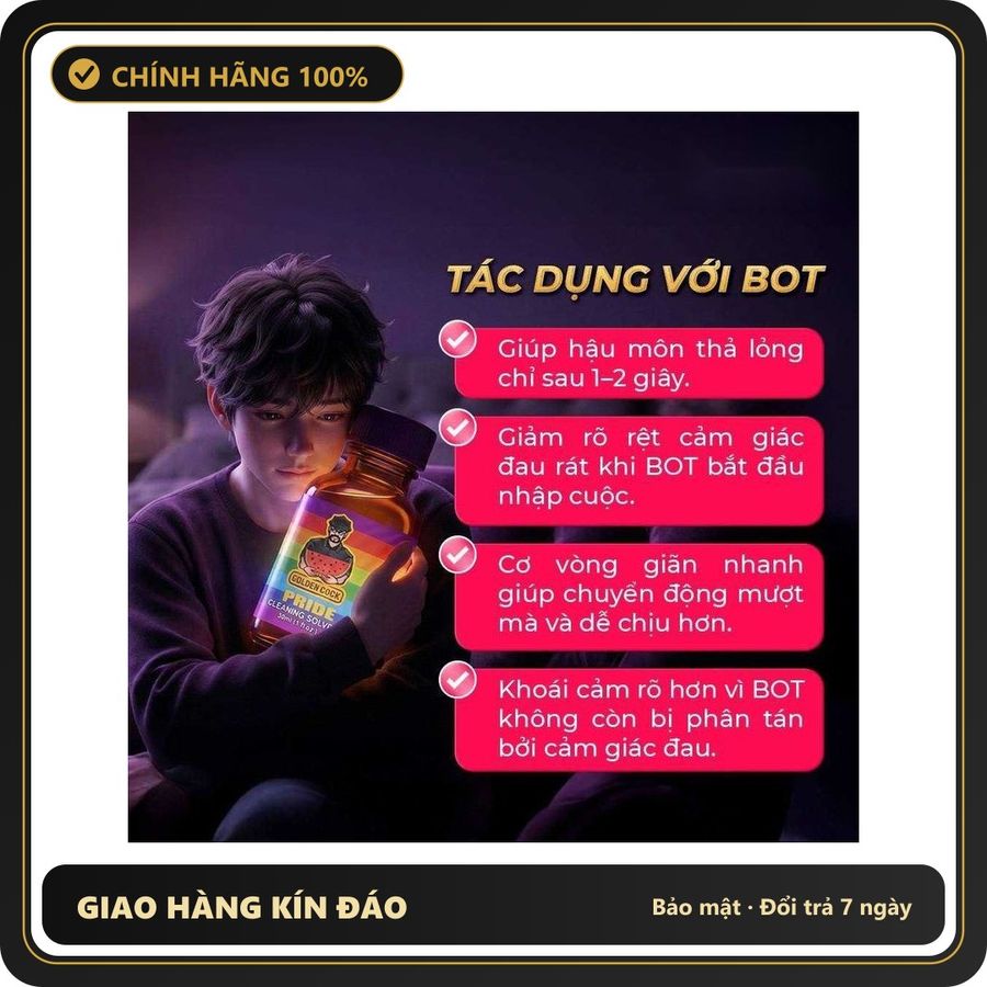 Popper Loại Mạnh Cho Người Đã Quen Dùng Popper DS USA Golden Cock Pride - Chai 30ml - Snapshop Chính Hãng