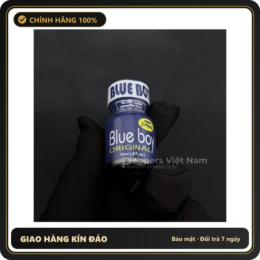 Popper Nhập Khẩu Giúp Thả Lỏng Và Dễ Chịu Popper Blue Boy 10ml Hàng Chuẩn - Snapshop Chính Hãng