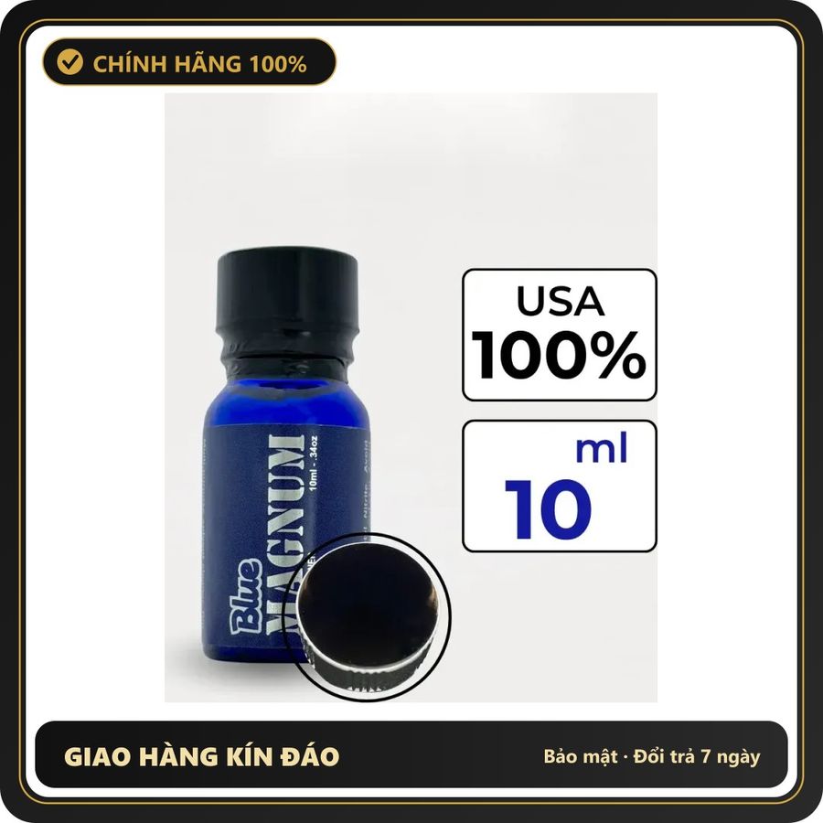Popper Chính Hãng Tăng Cảm Xúc Cho Cuộc Yêu Popper Blue Magnum 10ml - Snapshop Chính Hãng