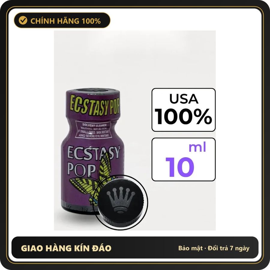 Tinh Dầu Hít Thư Giãn Dành Cho Người Lớn Popper Ecstasy Pop 10ml Bản Nhập Khẩu - Snapshop Chính Hãng