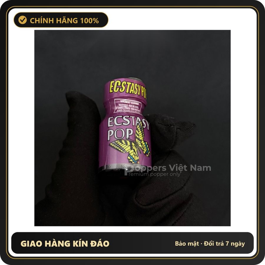 Popper Nhập Khẩu Giúp Thả Lỏng Và Dễ Chịu Popper Ecstasy Pop 10ml Hàng Chuẩn - Snapshop Chính Hãng