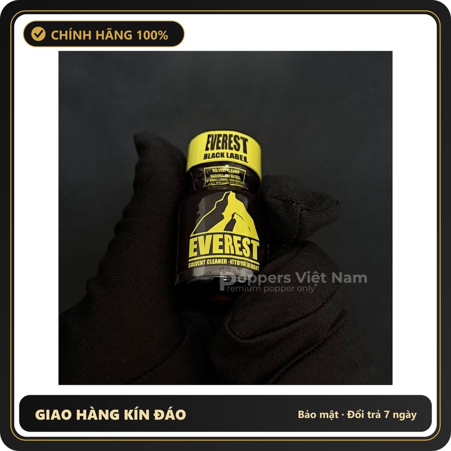 Tinh Dầu Hít Thư Giãn Dành Cho Người Lớn Popper Everest Black 10ml - Snapshop Chính Hãng
