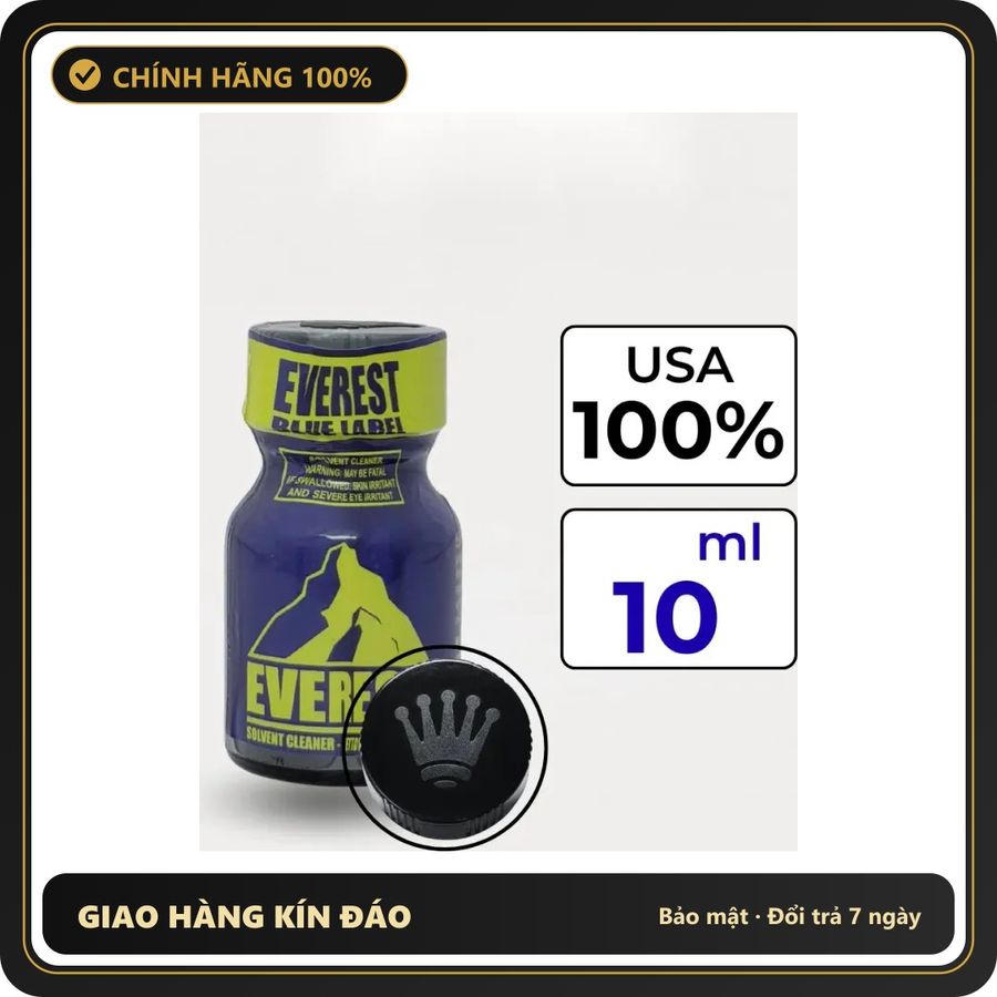 Popper Chính Hãng Tăng Cảm Xúc Cho Cuộc Yêu Popper Everest Blue 10ml - Snapshop Chính Hãng