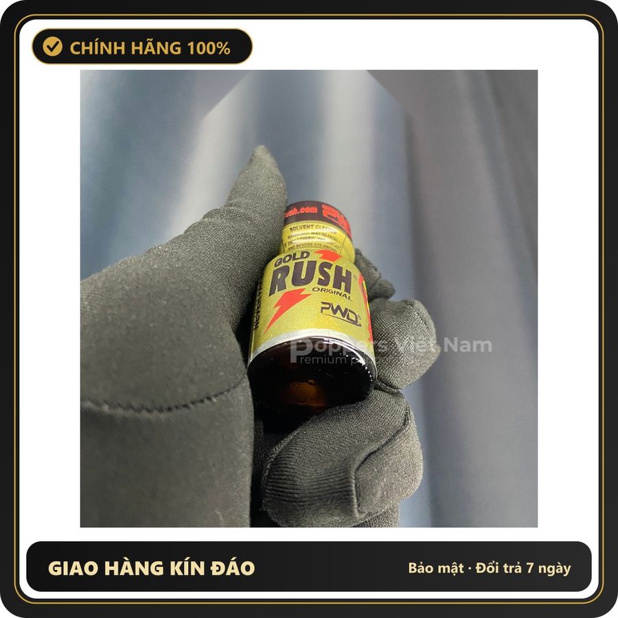 Tinh Dầu Hít Thư Giãn Dành Cho Người Lớn Popper Gold Rush 10ml - Snapshop Chính Hãng