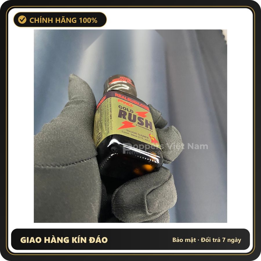 Tinh Dầu Hít Thư Giãn Dành Cho Người Lớn Popper Gold Rush 30ml - Snapshop Chính Hãng