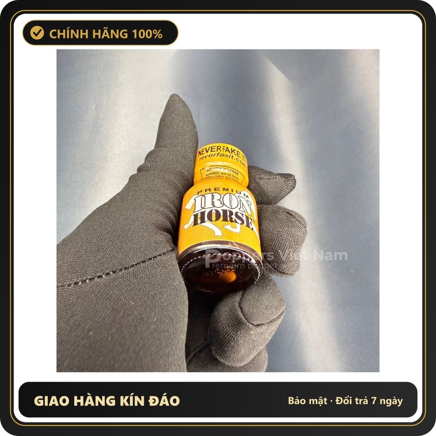 Popper Nhập Khẩu Giúp Thả Lỏng Và Dễ Chịu Popper Iron Horse 10ml Hàng Chuẩn - Snapshop Chính Hãng