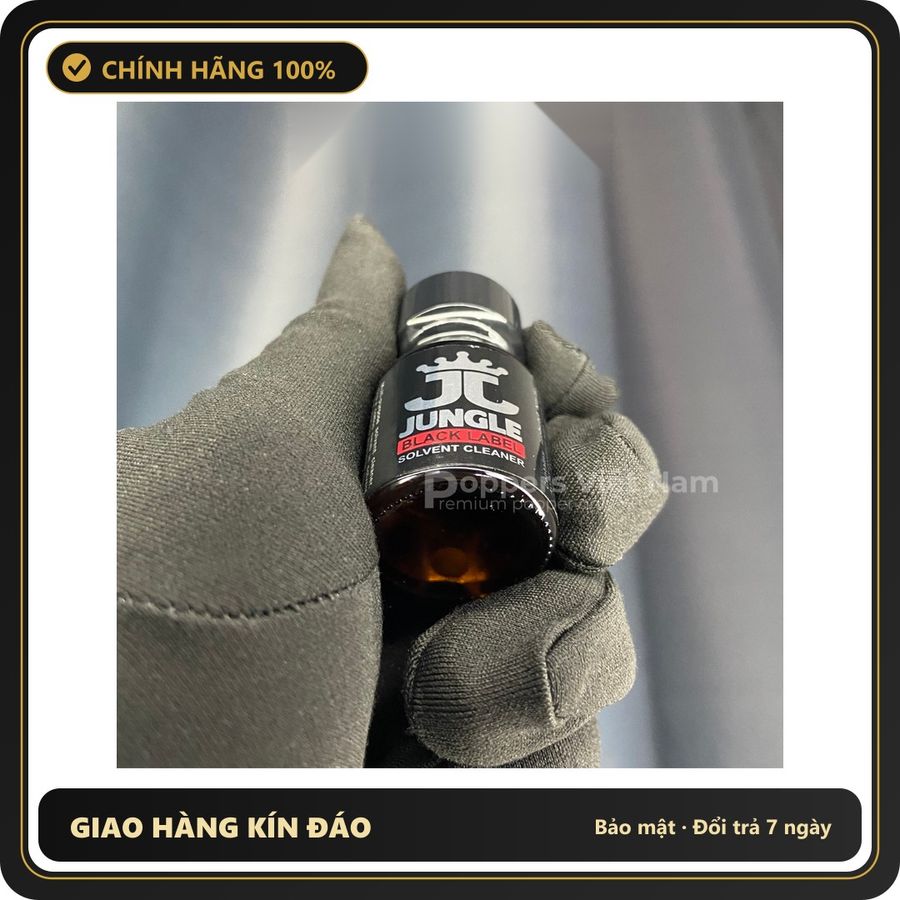 Popper Chính Hãng Tăng Cảm Xúc Cho Cuộc Yêu Popper Jungle Black 10ml - Snapshop Chính Hãng