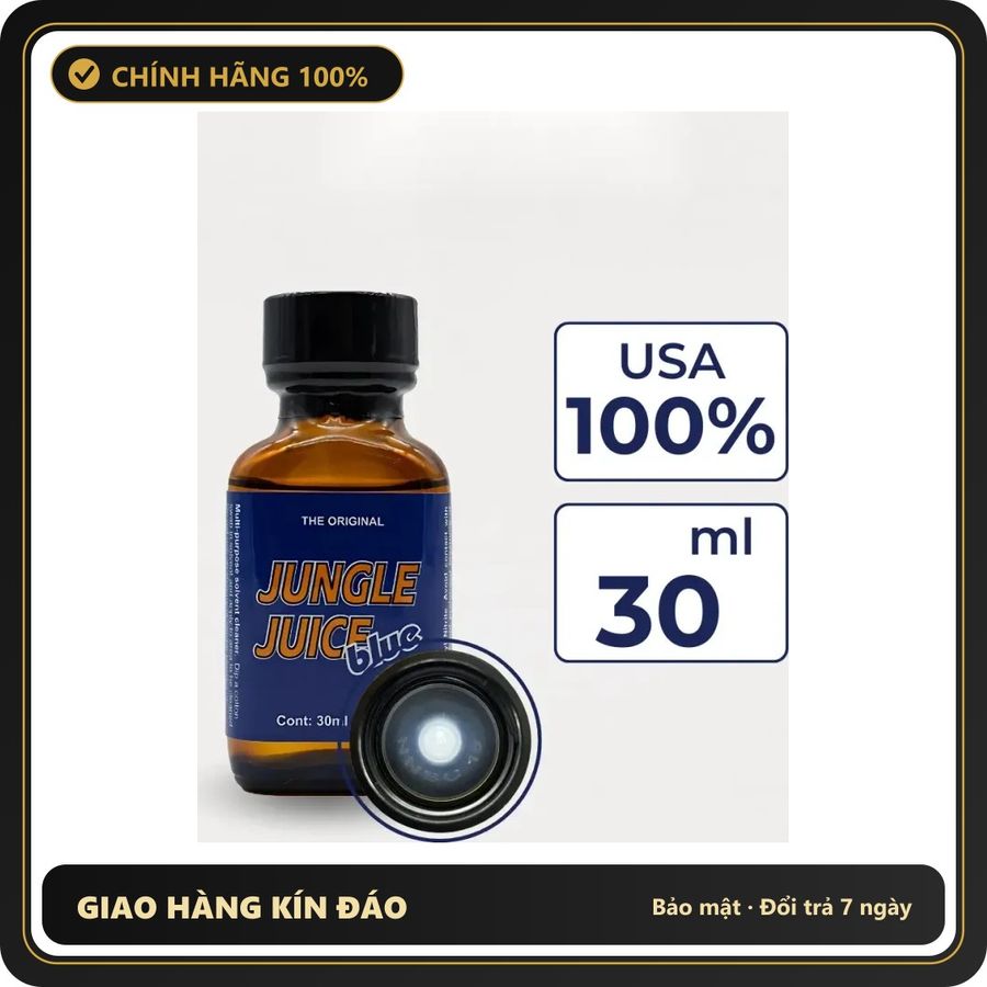 Popper Chính Hãng Tăng Cảm Xúc Cho Cuộc Yêu Popper Jungle Blue 30ml - Snapshop Chính Hãng