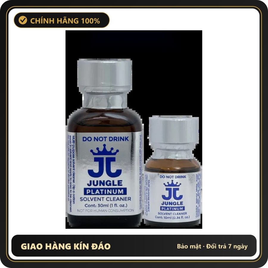 Popper Chính Hãng Tăng Cảm Xúc Cho Cuộc Yêu Popper Jungle Platinum 10ml - Snapshop Chính Hãng