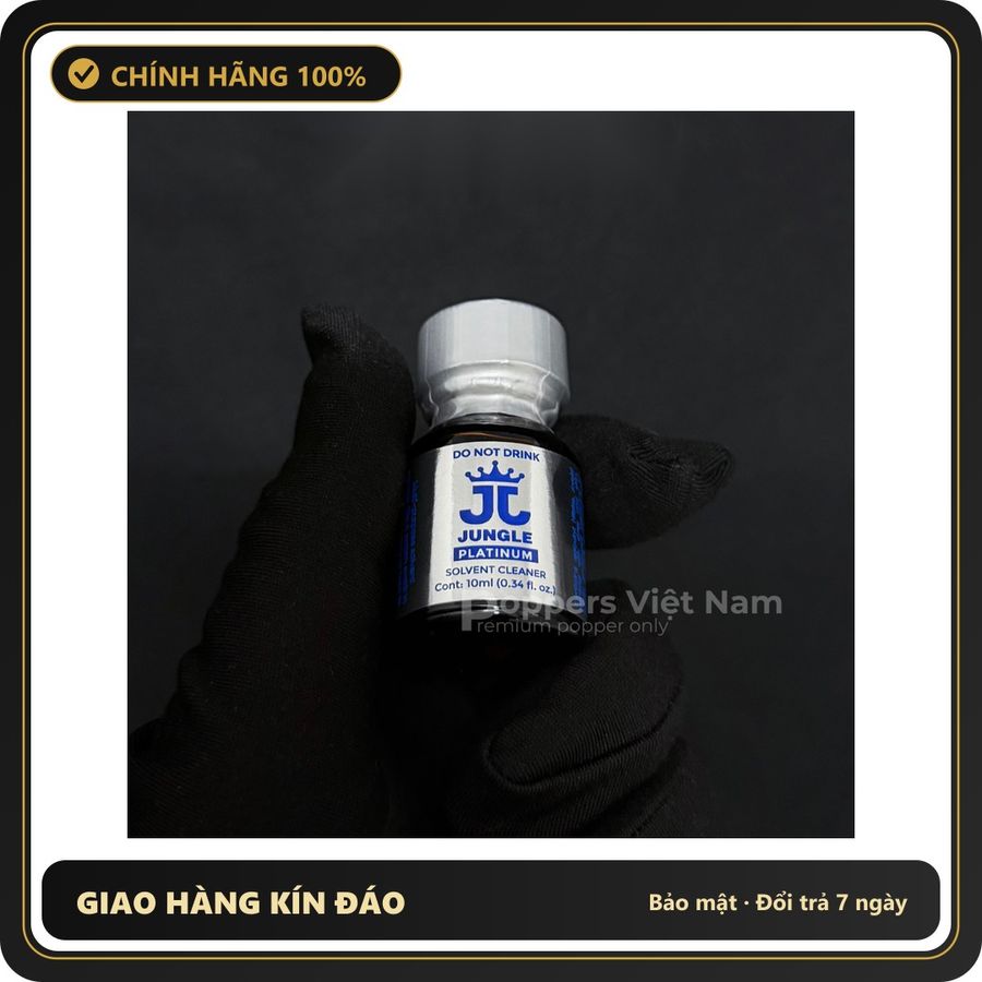 Popper Nhập Khẩu Giúp Thả Lỏng Và Dễ Chịu Popper Jungle Platinum 10ml Hàng Chuẩn - Snapshop Chính Hãng